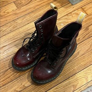 Dr. Martens Cherry Red Boots